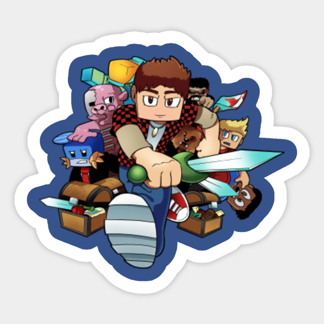 minecraft minecraft for all sticker teepublic